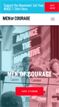 Mobile Screenshot of menofcourage.com